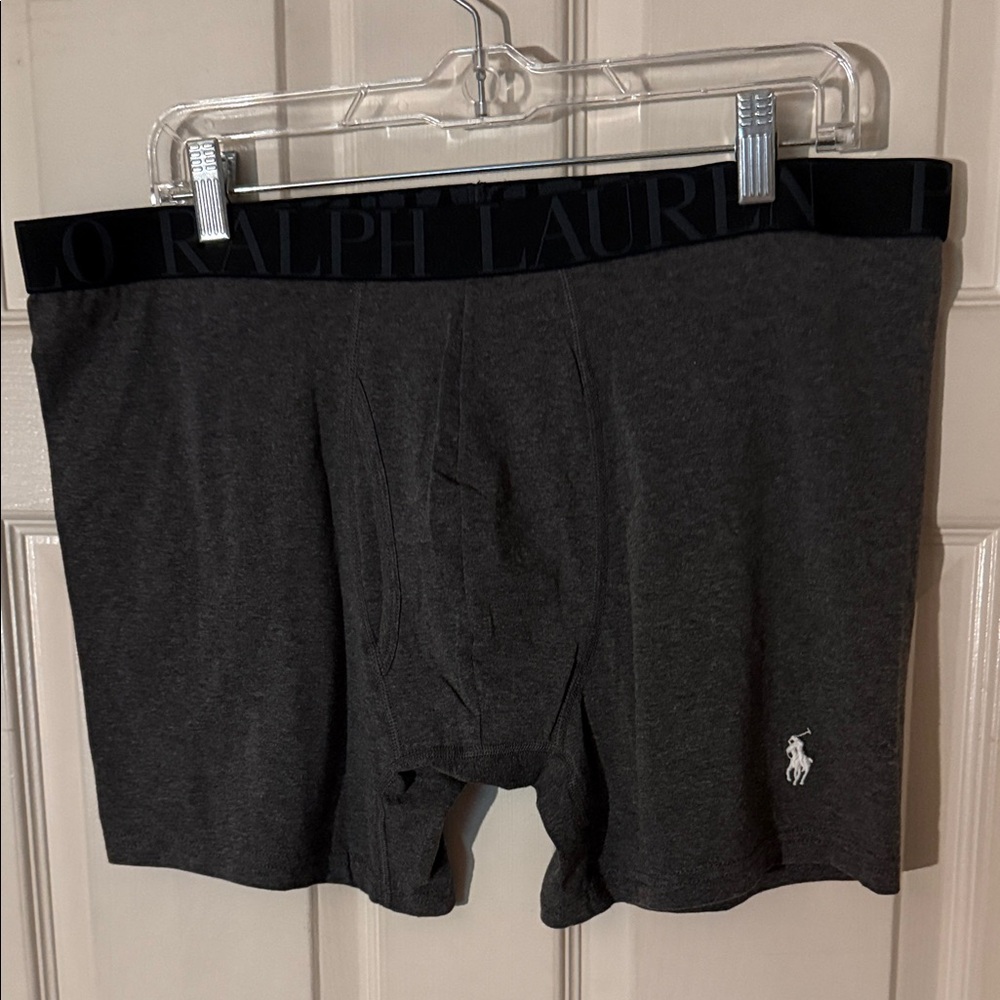 Ralph Lauren Men's Dark Gray Boxer Briefs